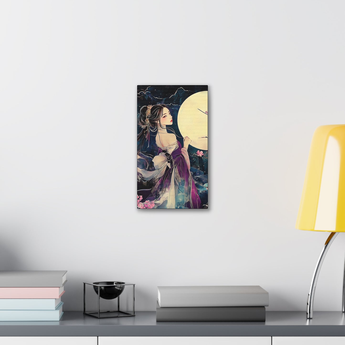 Thinking of You in the Moonlight - Fine Art Print - Wall Art on Canvas