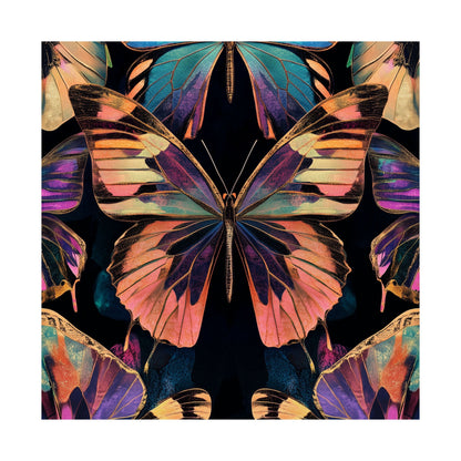 Vibrant Boho Butterflies Fine Art Pint - Matte Poster - Colorful Wall Art for Nature Lovers