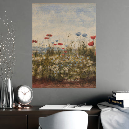 Wildflower Scene - Museum Collection - Fine Art Poster