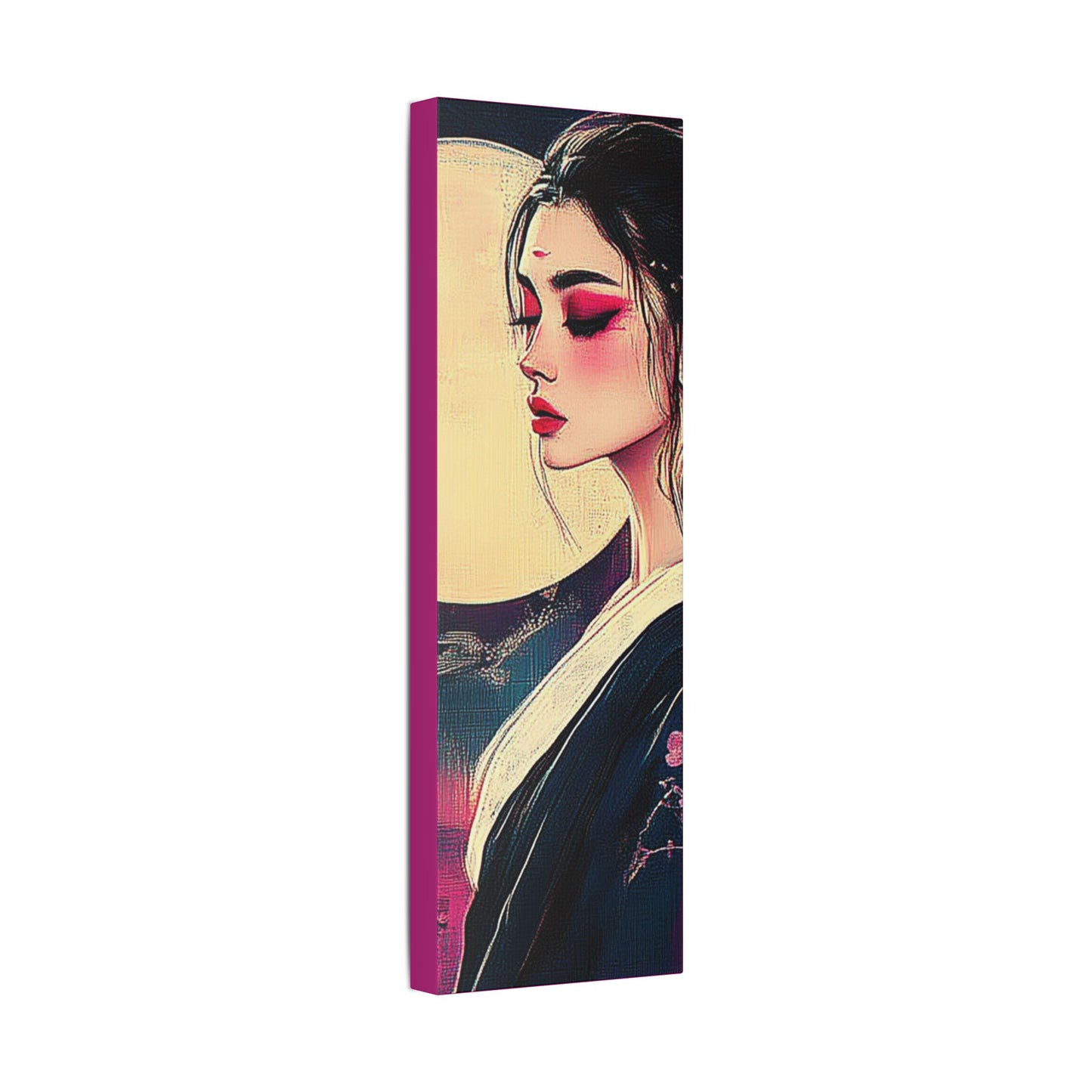 Magenta Moon - Fine Art Print on Canvas
