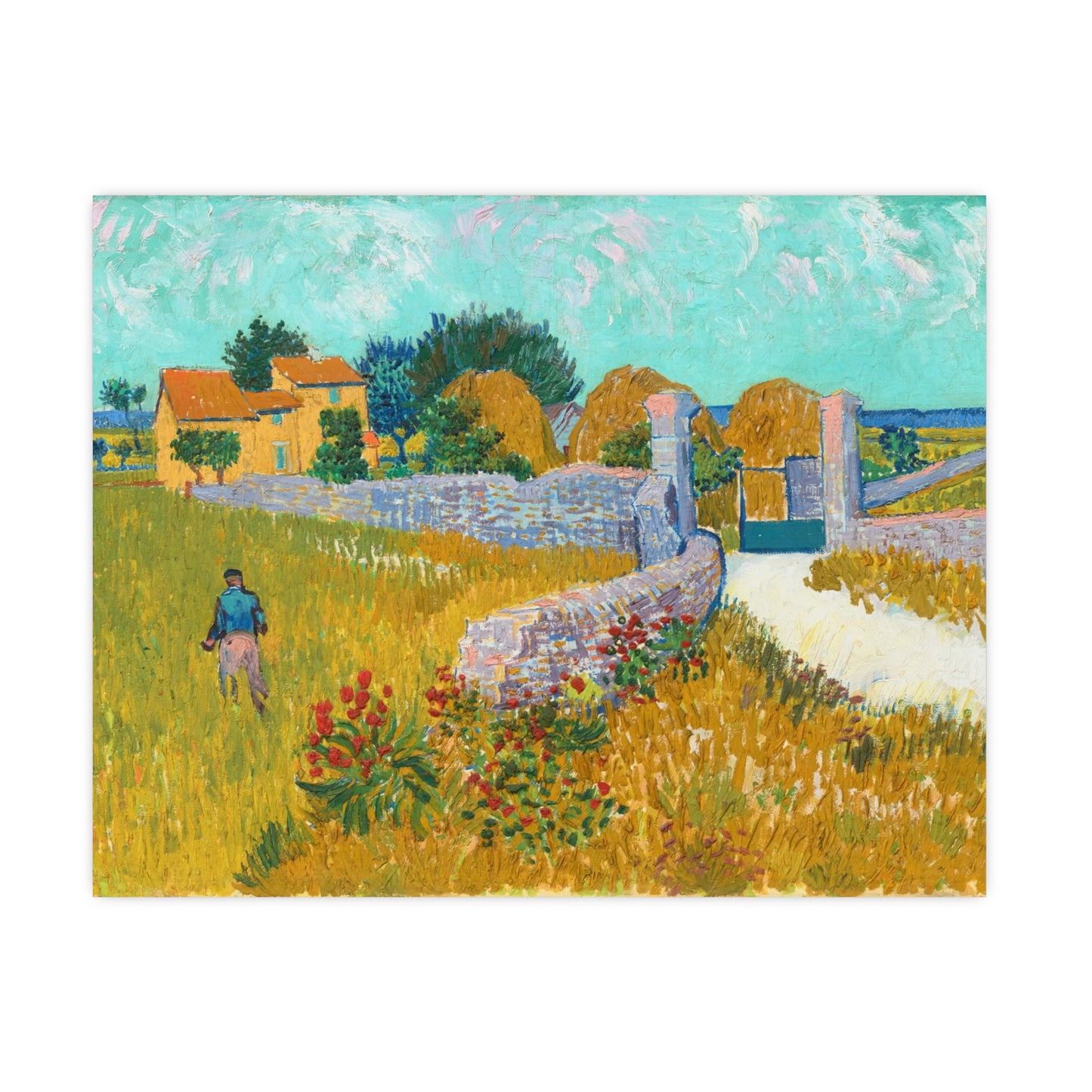 Farmhouse in Provence - Van Gogh Fine Art Poster