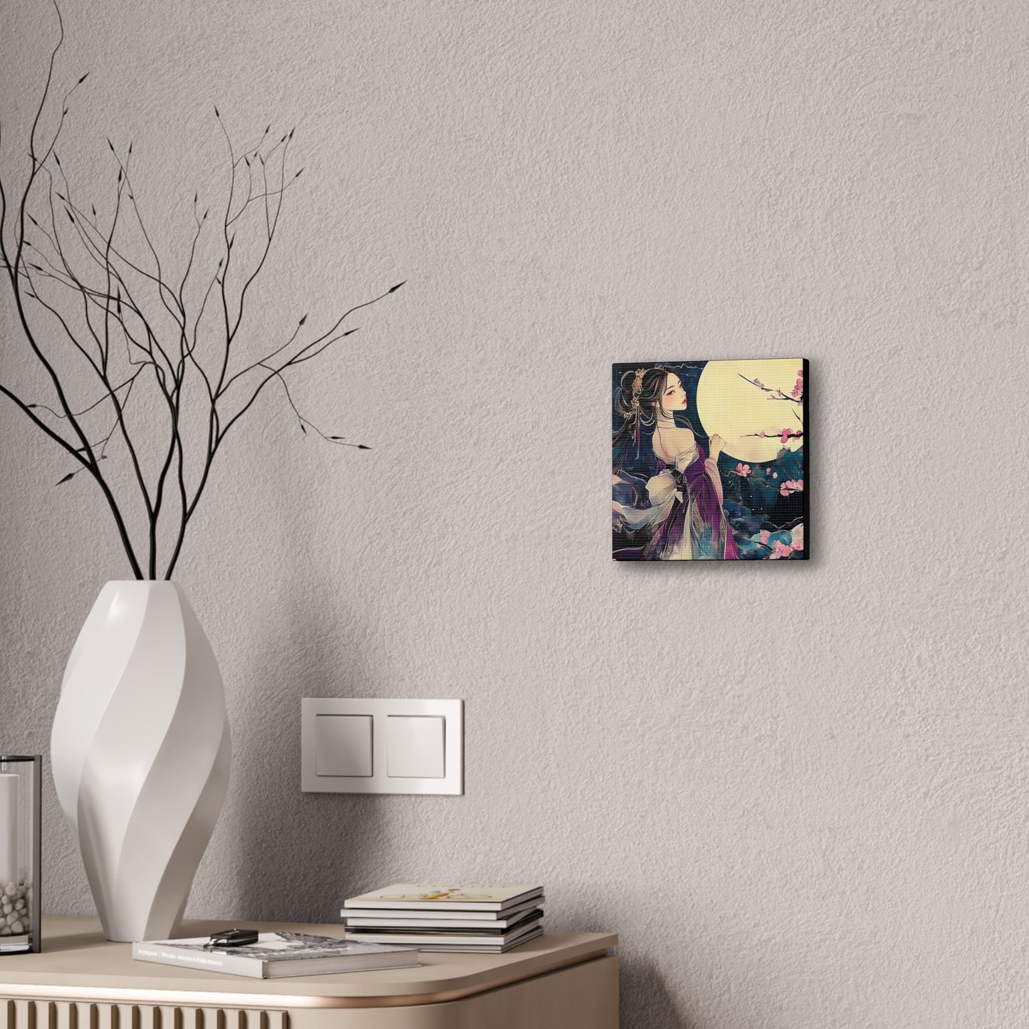 Thinking of You in the Moonlight - Fine Art Print - Wall Art on Canvas