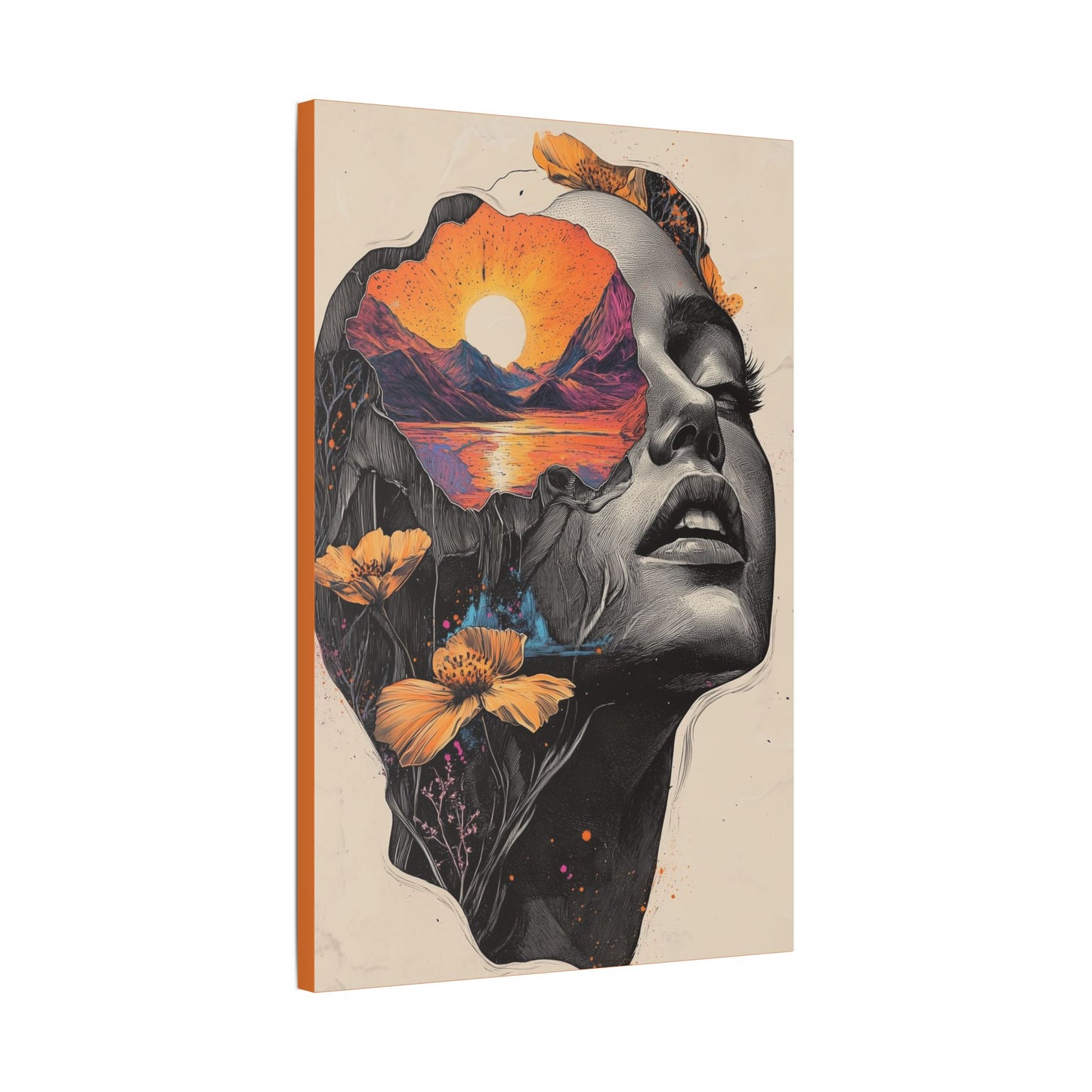 Beauty is in the Eye of the Beholder  - Fine Art Print on Canvas