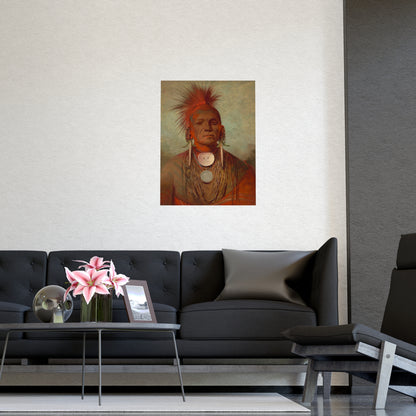 Iowa Medicine Man Portrait - George Catlin - Fine Art Poster