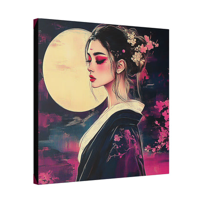Magenta Moon - Fine Art Print on Canvas