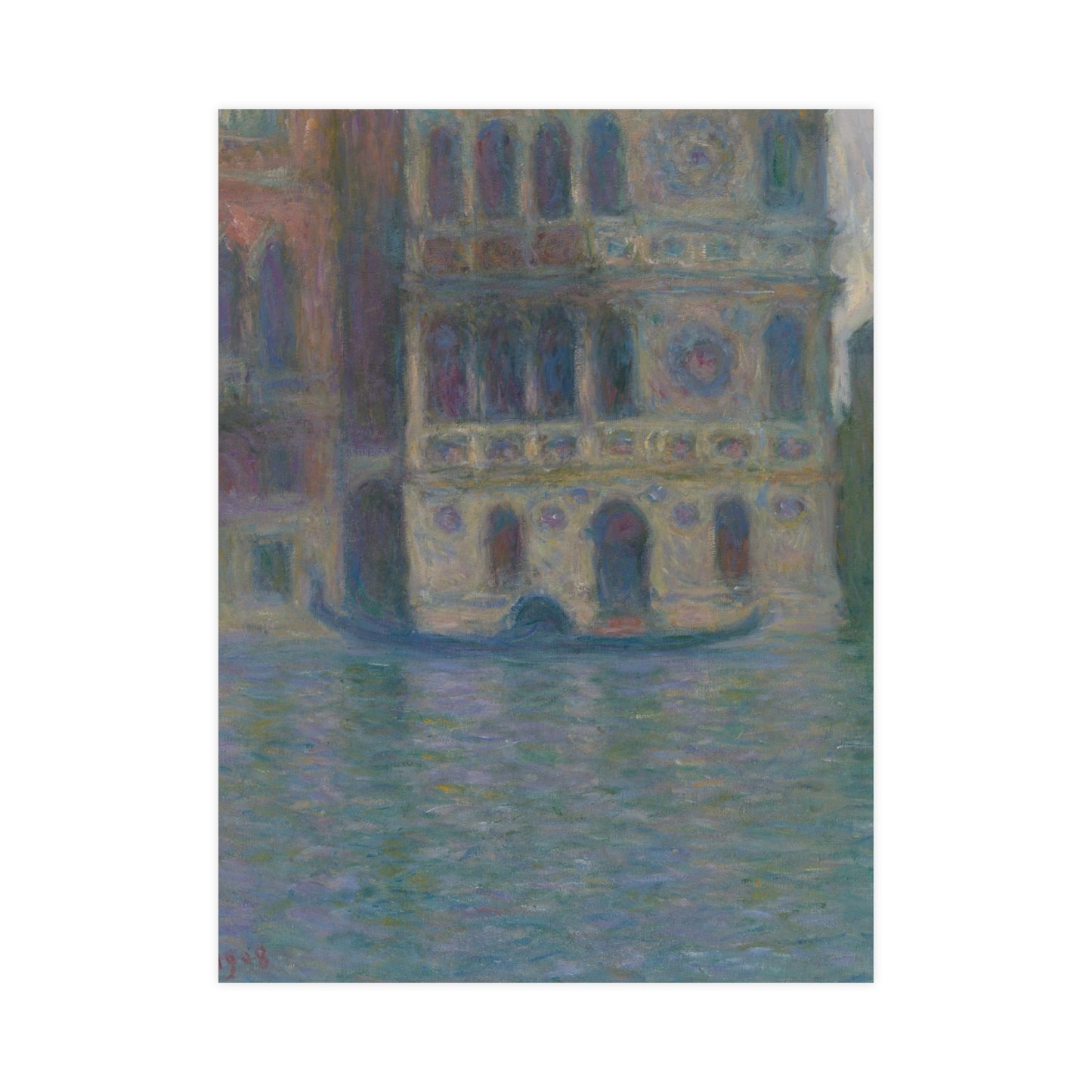 Venice Palazzo Dario - Monet Fine Art Poster
