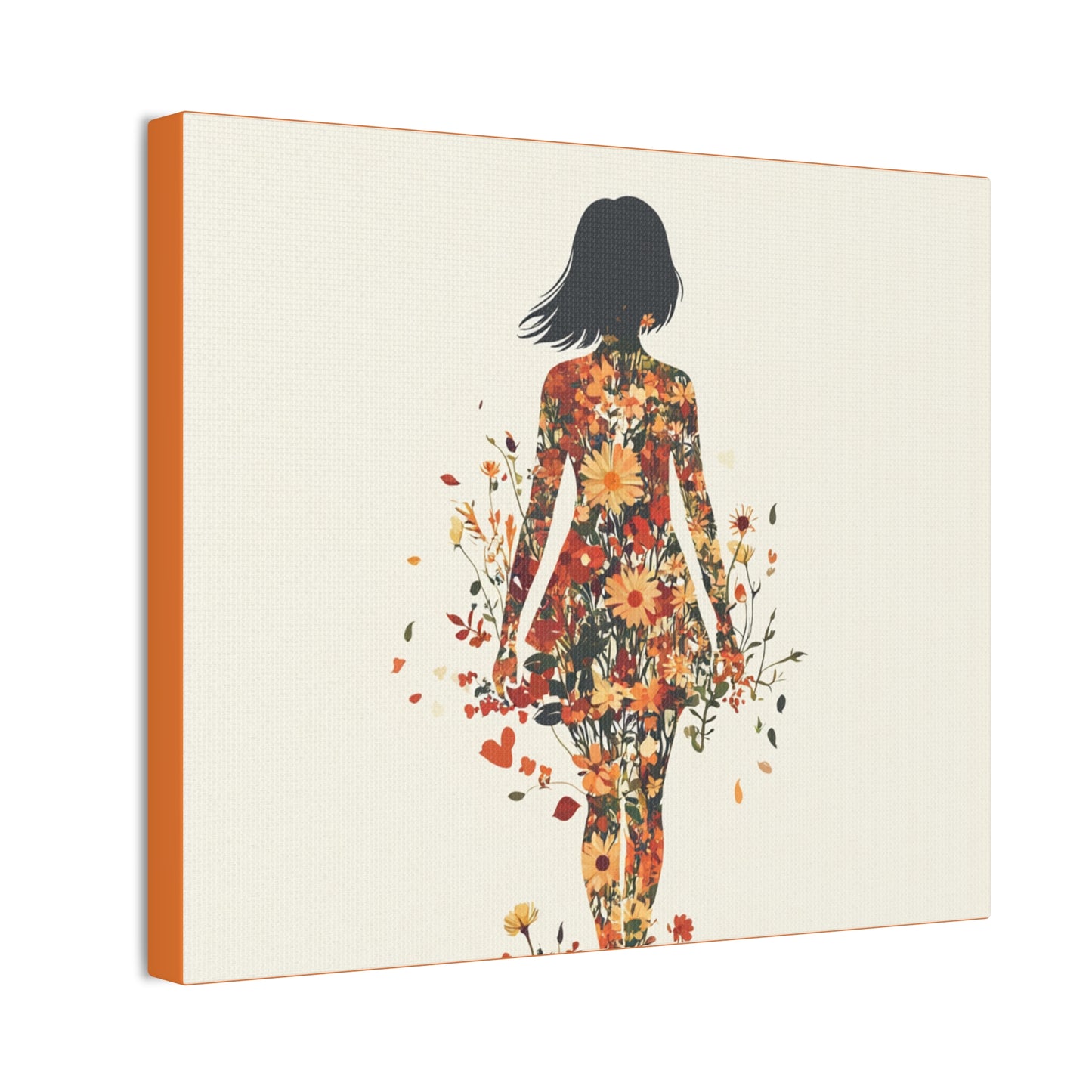 You Belong Among the Wildflowers  - Flower Girl - Print on Canvas