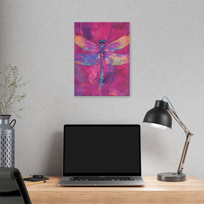 Vibrant Dragonfly - Secret Garden Series -  Fine Art Print on Canvas