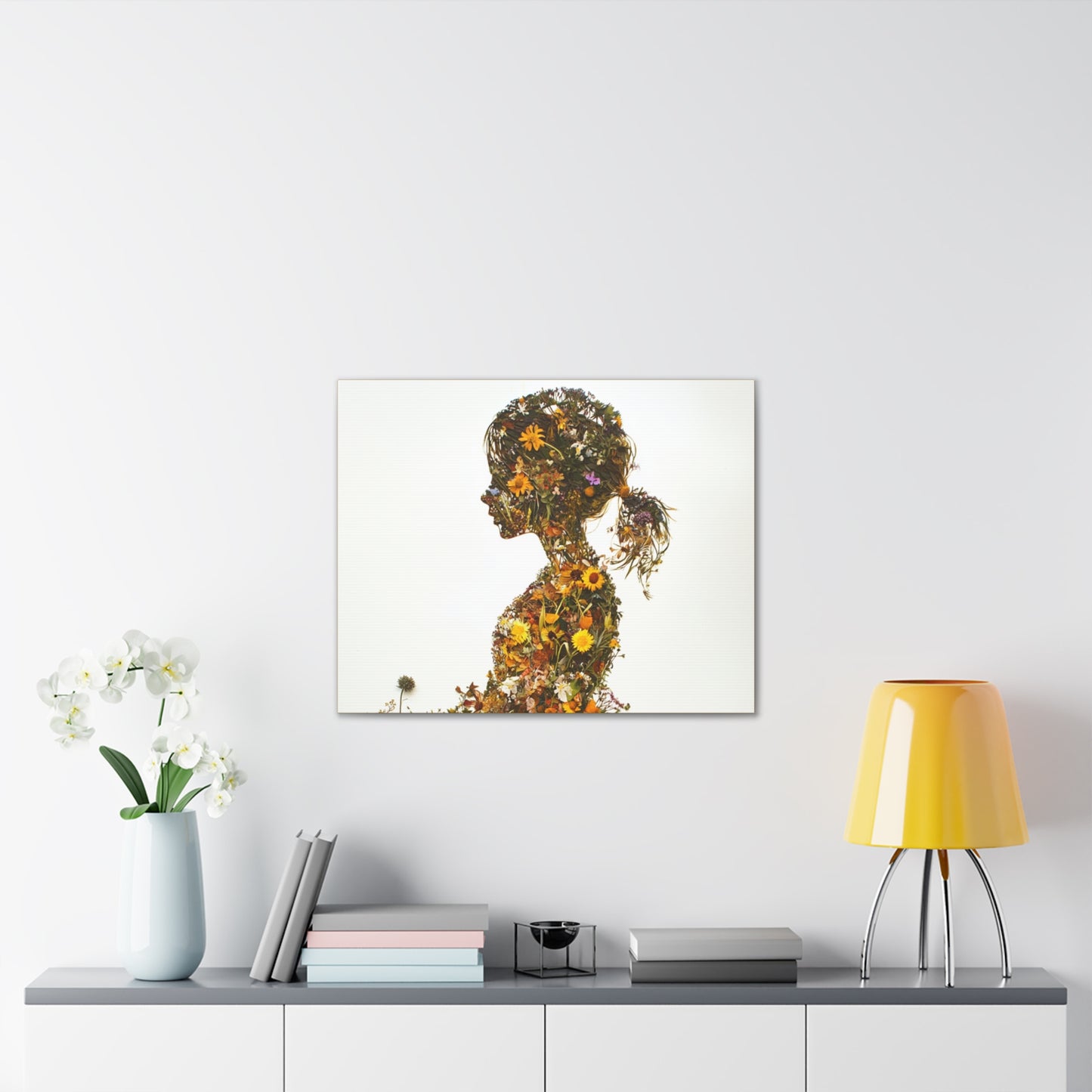 Summers Gone By - Wildflowers Fine Art Print on Canvas