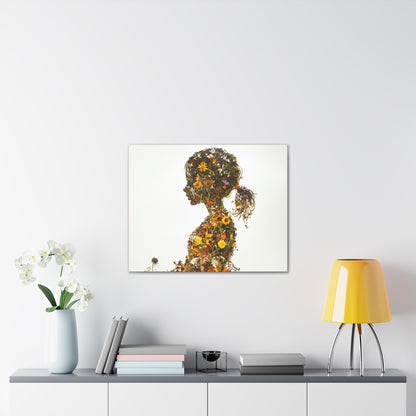 Summers Gone By - Wildflowers Fine Art Print on Canvas