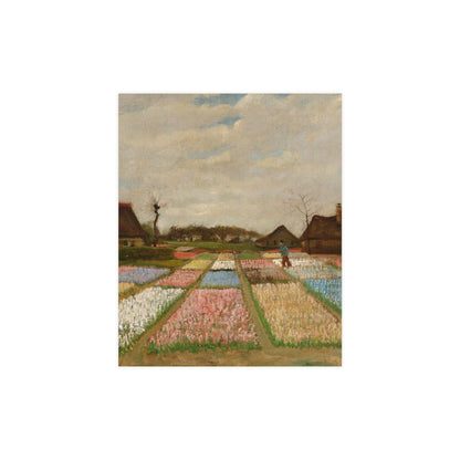 Flower Beds in Holland - Van Gogh Fine Art Poster