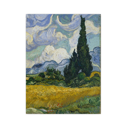 Van Gogh - Wheat Field with Cypresses - Museum Collection - Fine Art Poster