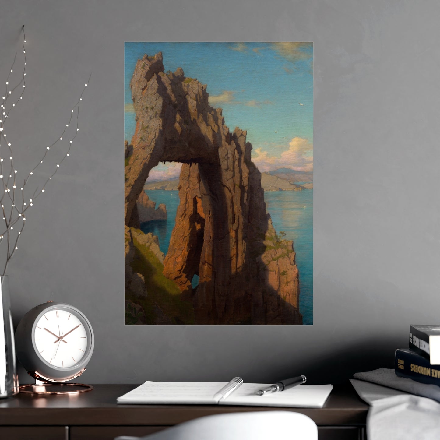 Natural Arch at Capri - Italian Coast Fine Art Poster