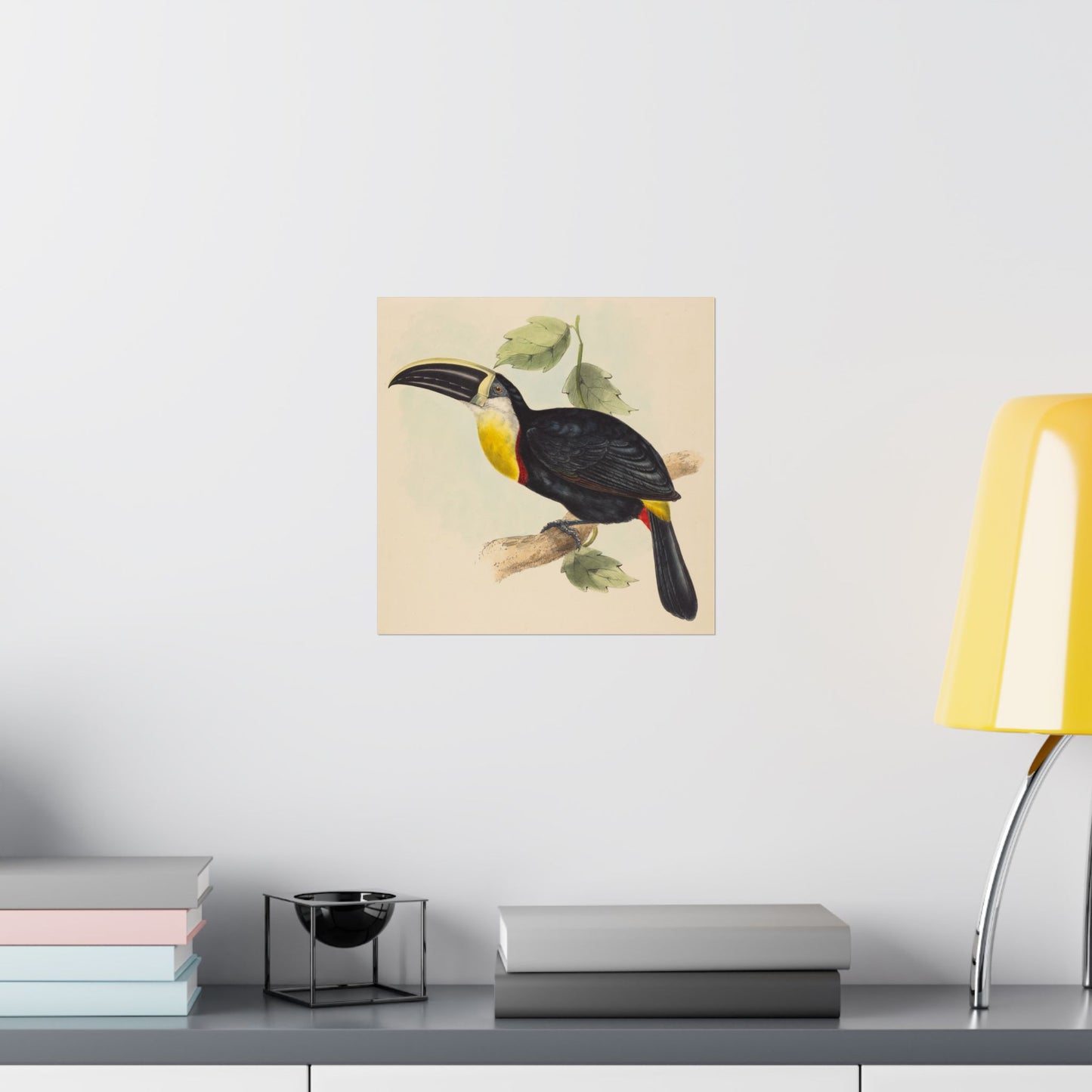 Tropical Toucan - Vintage Birdwatcher Art Print - Matte Vertical Poster - Elegant Bird Wall Art for Nature Lovers
