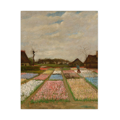 Flower Beds in Holland - Van Gogh Fine Art Poster