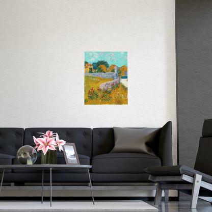 Farmhouse in Provence - Van Gogh Fine Art Poster
