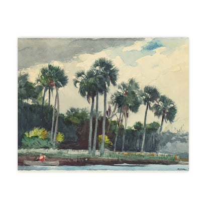 Red Shirt Homosassa Florida - Winslow Homer Fine Art Poster