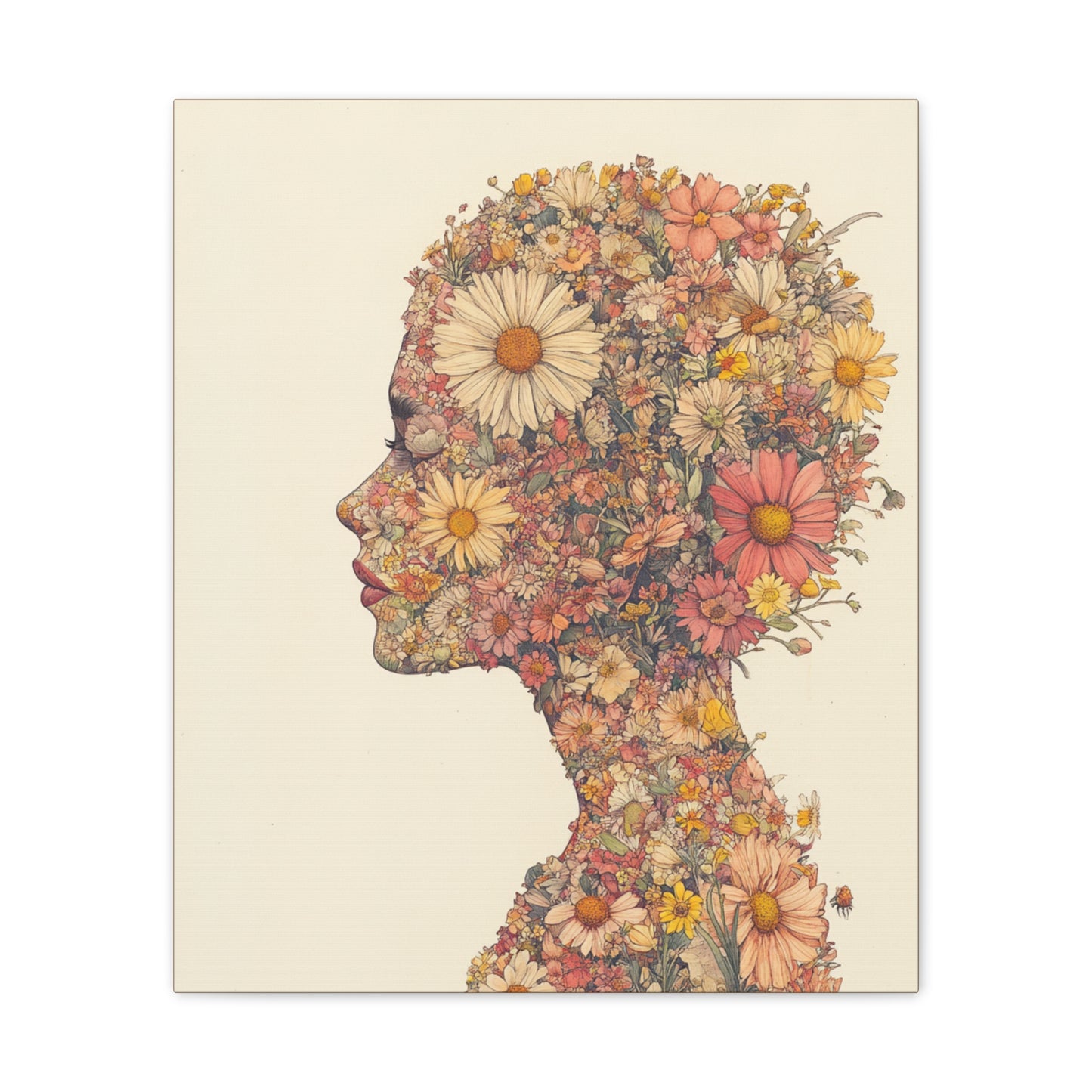 And So She Grew on Canvas