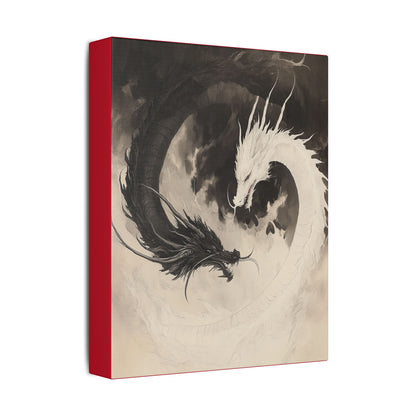 Yin & Yang - Dragon Art Collection -  Fine Art Print on Canvas