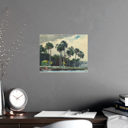 Red Shirt Homosassa Florida - Winslow Homer Fine Art Poster