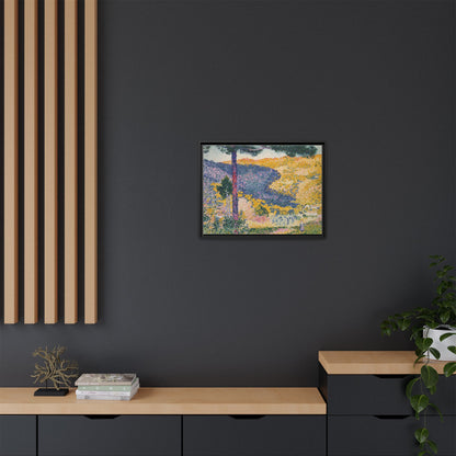 Valley with Fir Shade on the Mountain - Museum Collection - Framed Canvas Print