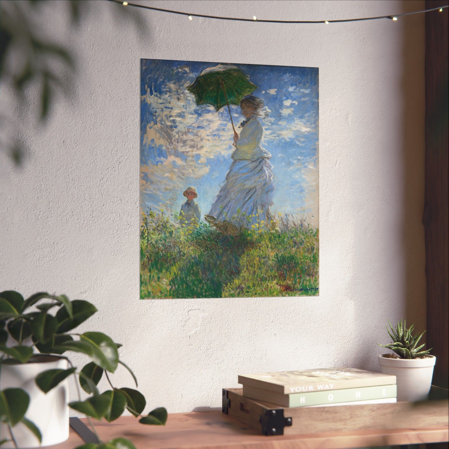 Claude Monet - Woman with a Parasol Fine Art Print