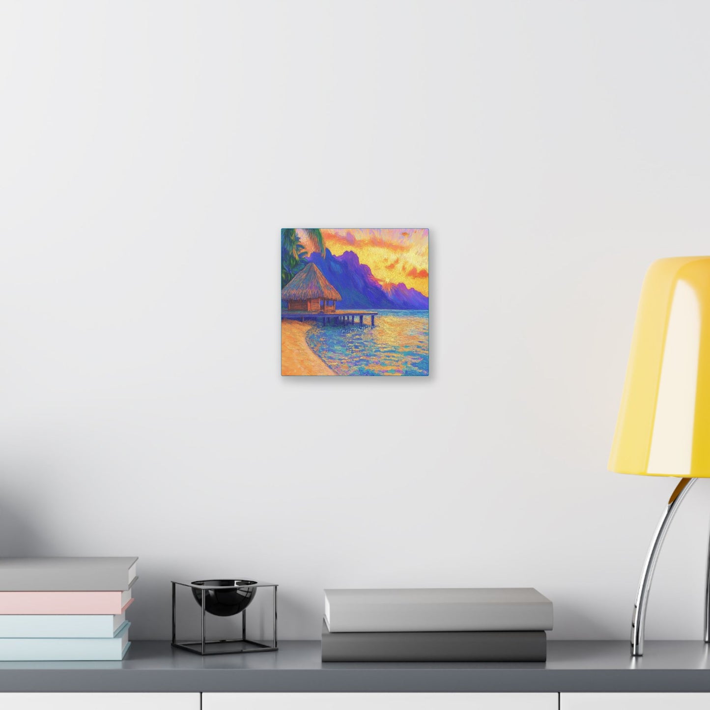 Mornings are Better on Vacation  - Fine Art Print on Canvas