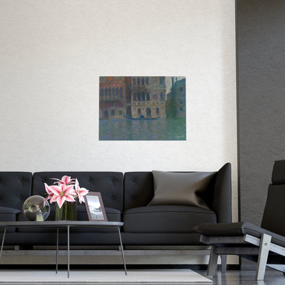 Venice Palazzo Dario - Monet Fine Art Poster