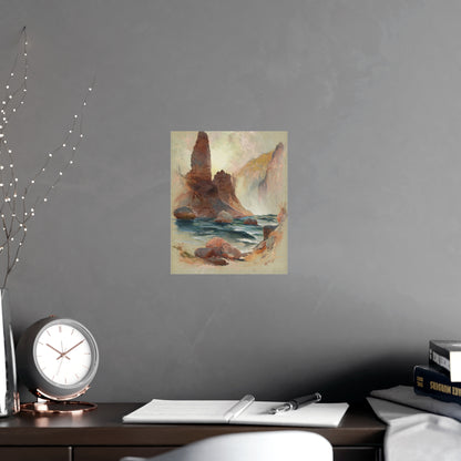 Tower Falls Yellowstone - American West Fine Art Poster