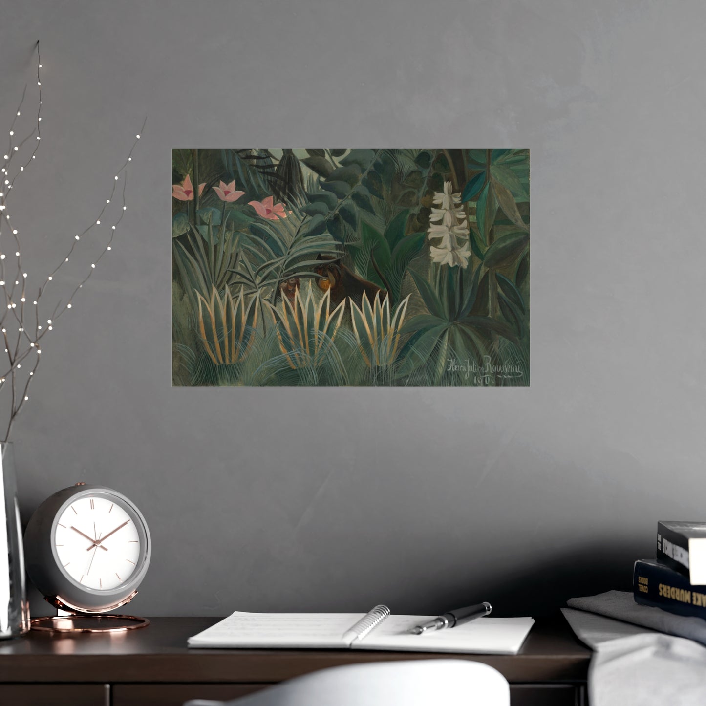 The Equatorial Jungle - Rousseau Tropical Fine Art Poster