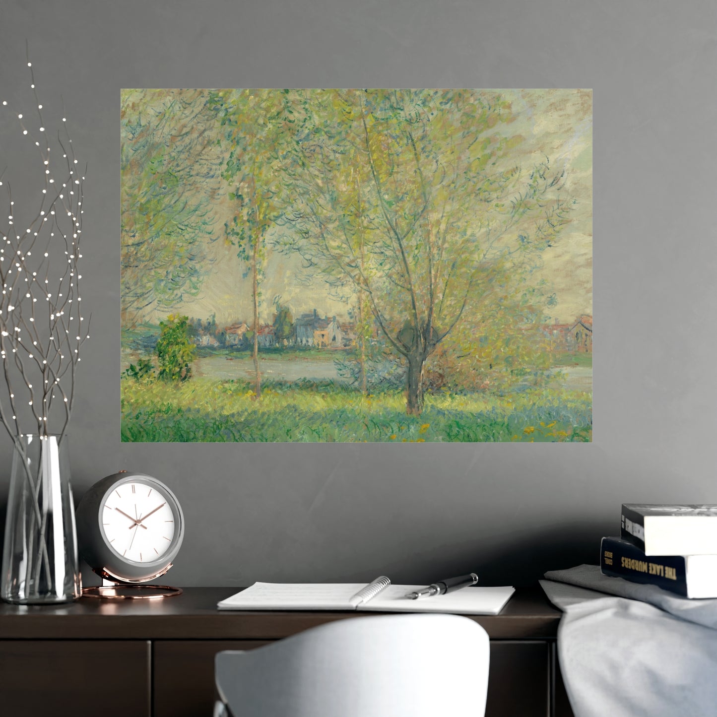 The Willows - Peaceful Landscape Fine Art Poster