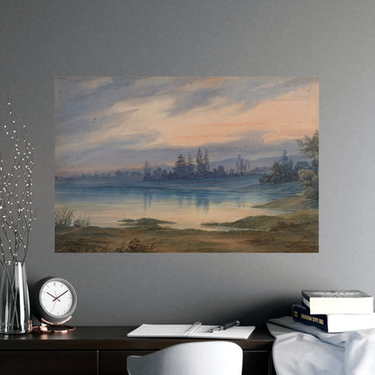 Landscape near Strasbourg - European Pastoral Fine Art Poster