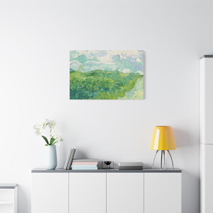 Vincent van Gogh - Green Wheat Fields Fine Art Canvas Print