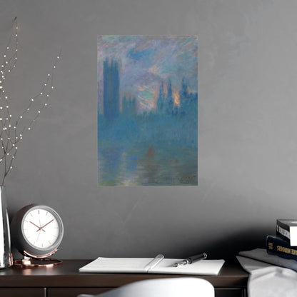 Houses of Parliament London - Monet Fine Art Poster