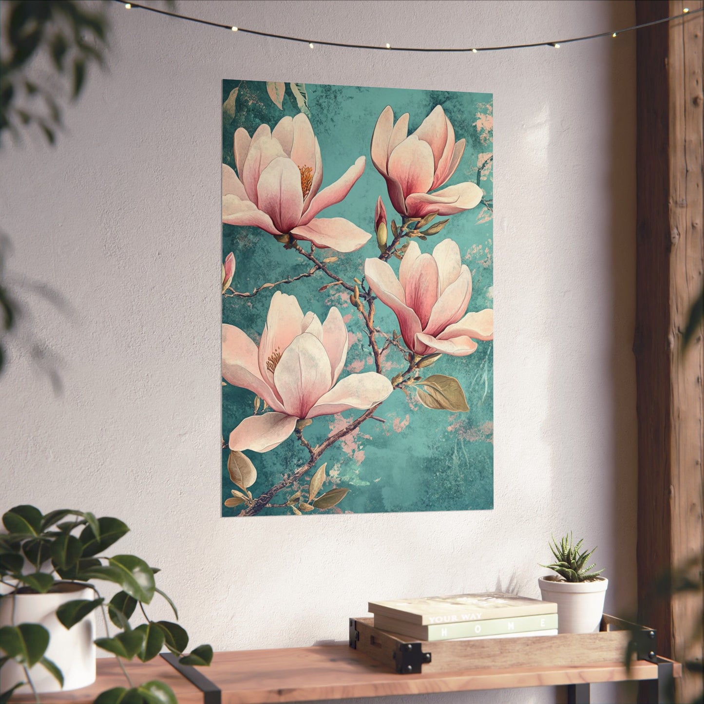 Blossoming Branches Pink Fine Art Print