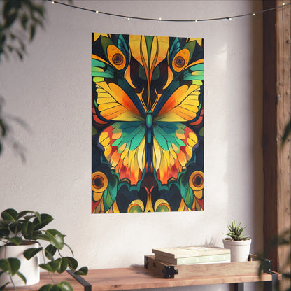 Brilliant Butterfly - Bohemian Wall Art - Fine Art Print - Poster Matte - Vertical Wall Décor