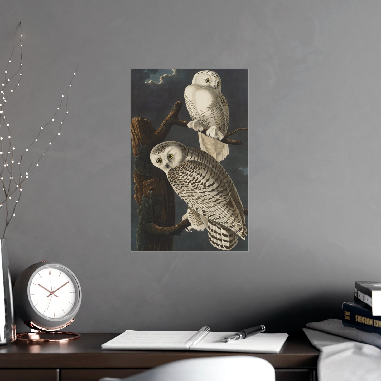 Snowy Owl - Audubon Birds - Fine Art Print