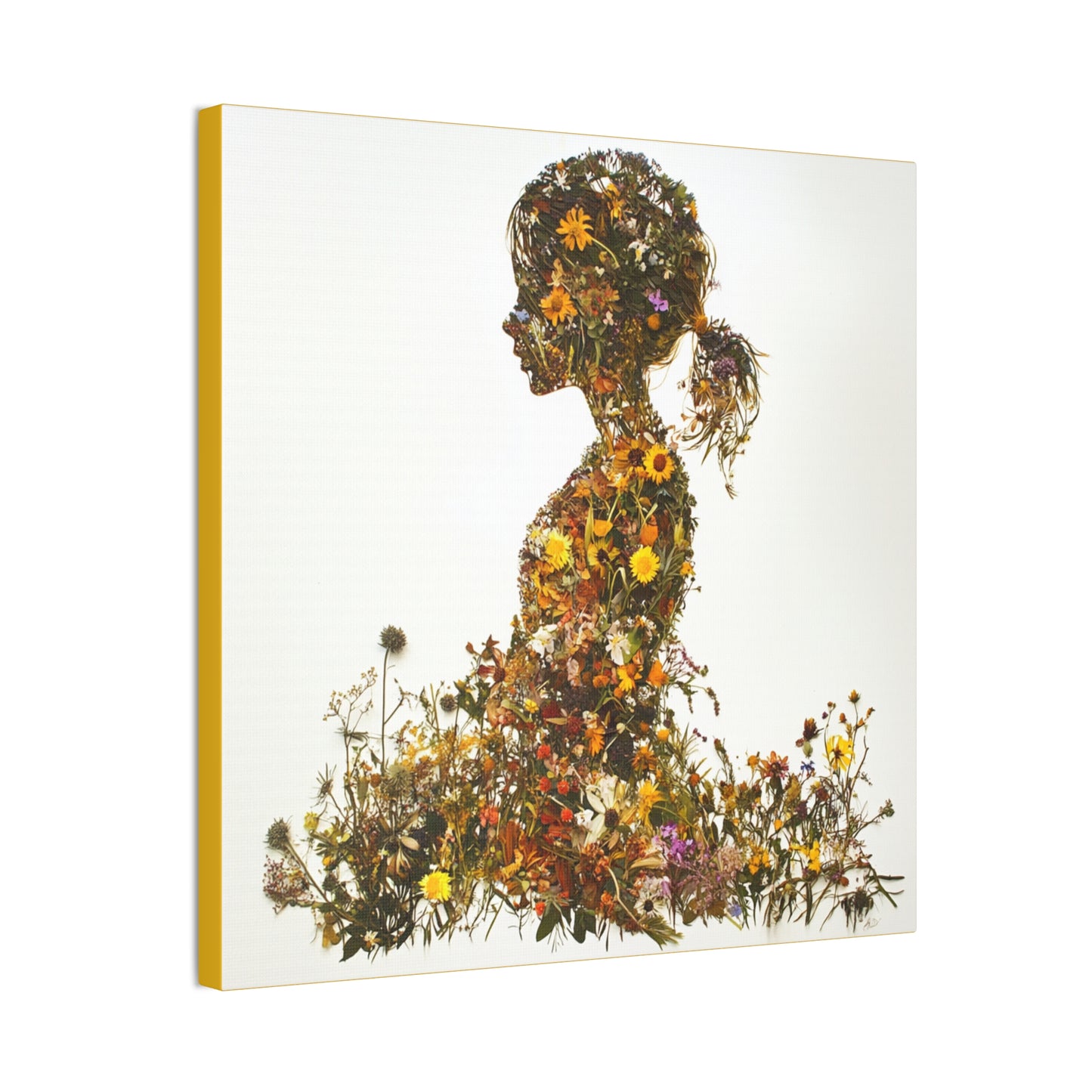 Summers Gone By - Wildflowers Fine Art Print on Canvas