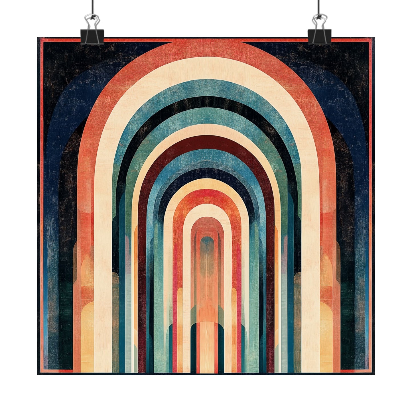 Doors of Perception Fine Art Print - Arches 11:11 - Bauhaus - Bohemian Wall Art - Modern Art - Matte Vertical Poster