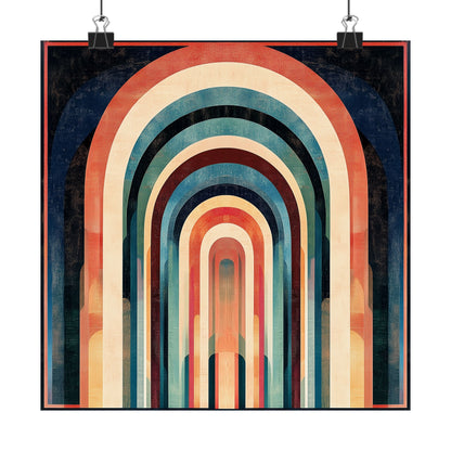 Doors of Perception Fine Art Print - Arches 11:11 - Bauhaus - Bohemian Wall Art - Modern Art - Matte Vertical Poster