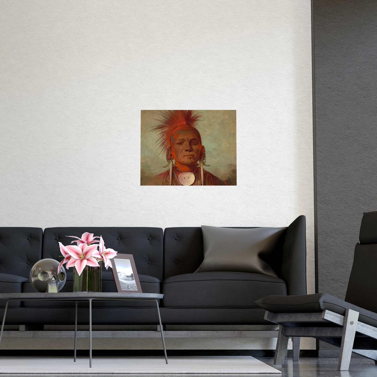 Iowa Medicine Man Portrait - George Catlin - Fine Art Poster