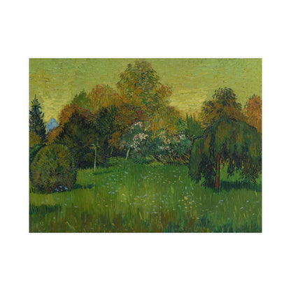 The Poet's Garden - Van Gogh Fine Art Poster
