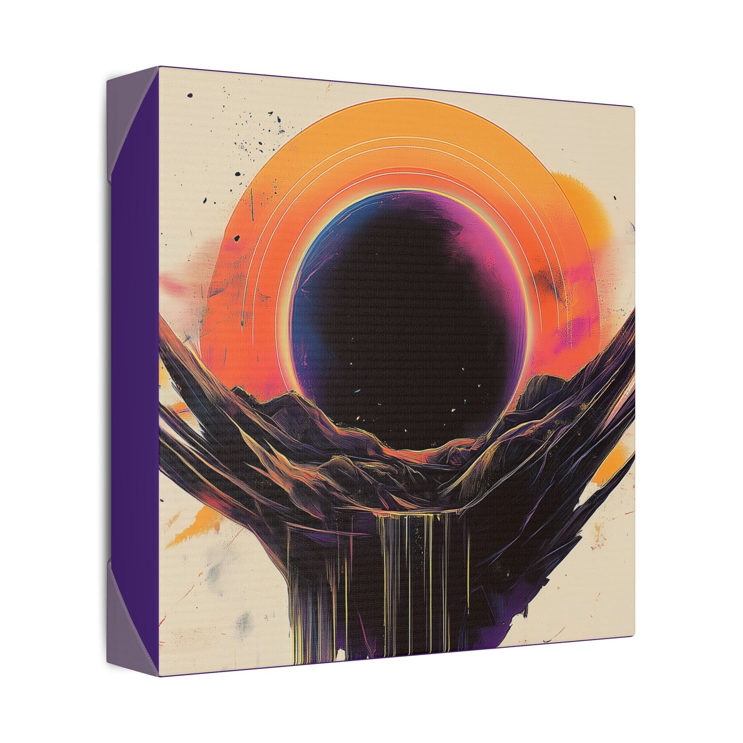 Valley of Dreams - Abstract Color Series- Fine Art Print on Canvas