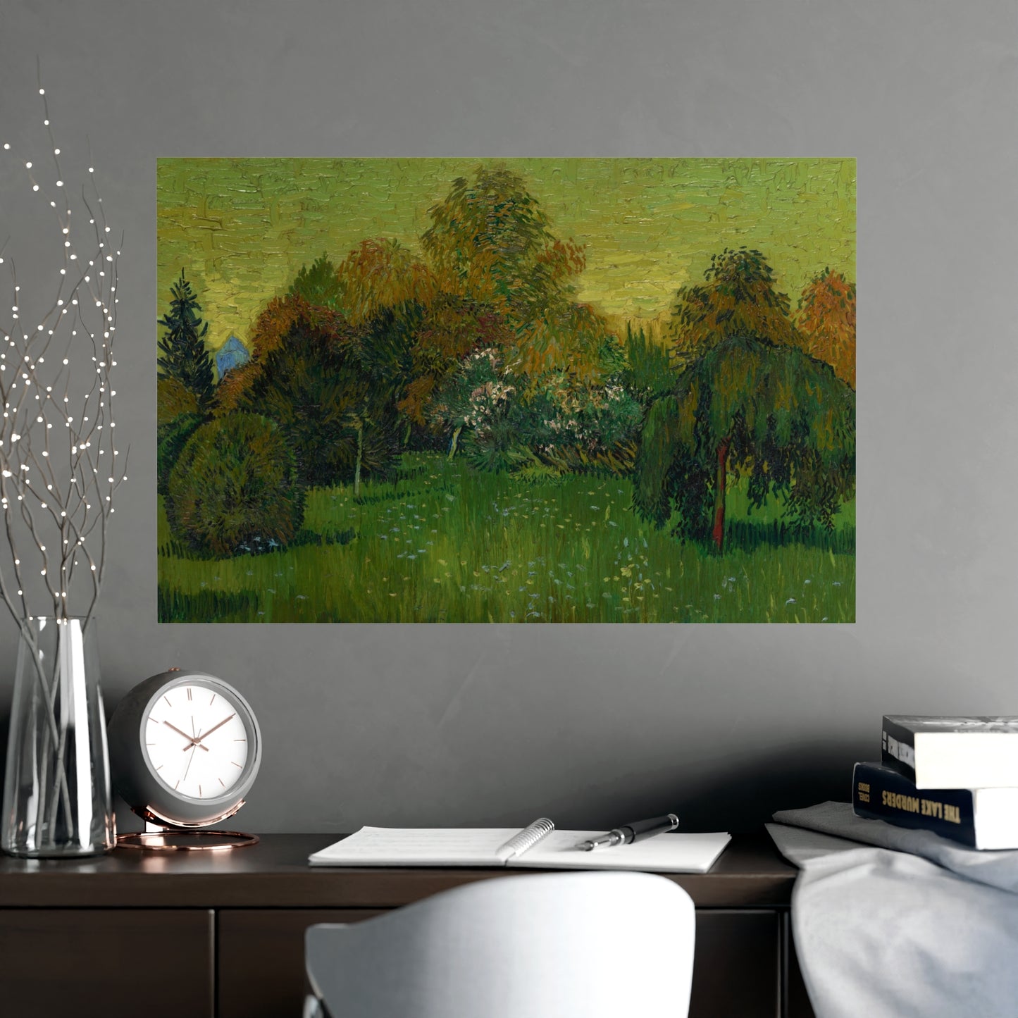 The Poet's Garden - Van Gogh Fine Art Poster