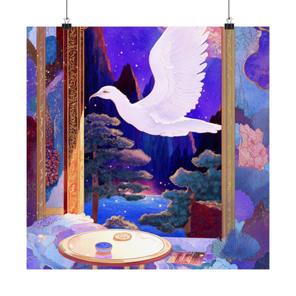 Into the Mystic Dove Messenger Fine Art Print