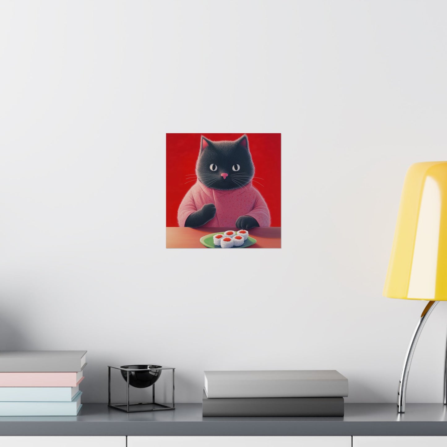 9 Lives Sushi Bar Art Print - Matte Vertical Posters