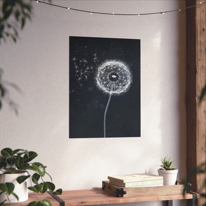 Just Dandy Dandelion Inspirational Fine Art Print