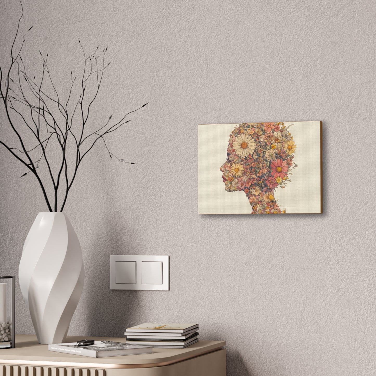 And So She Grew on Canvas