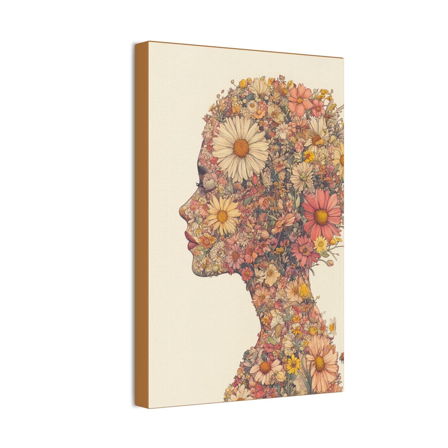 And So She Grew on Canvas