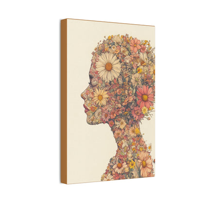 And So She Grew on Canvas